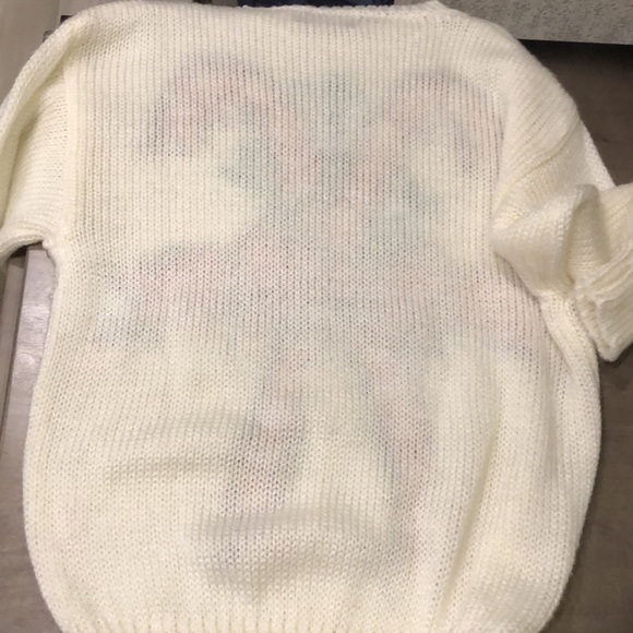 Hunters Run Oversized Candy Cane Holiday Sweater Size M - Picture 9 of 10